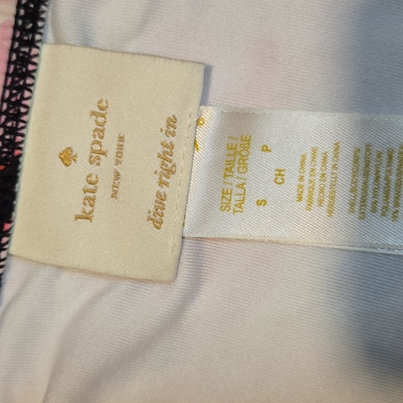 Kate Spade Rose Printed 2 Peice Swim Suit - Picture 2 of 2